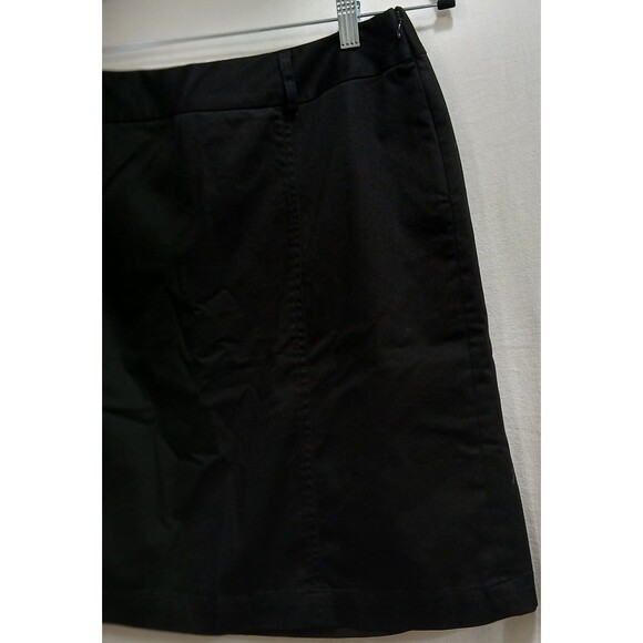 Worthington Womens Black Pencil Skirt Size 12 Stretch Lined Mini Above Knee Goth - Picture 3 of 7